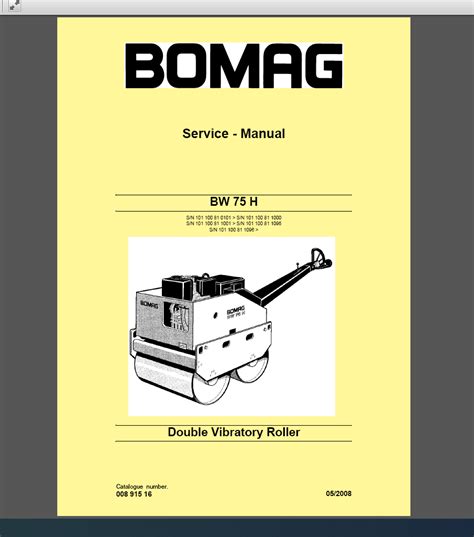 Read Bomag Bw 75H Manual 
