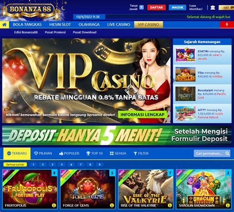 Bonanza88 Situs Berita Judi Slot Online Bolatangkas Casino Bonanza88 - Bonanza88