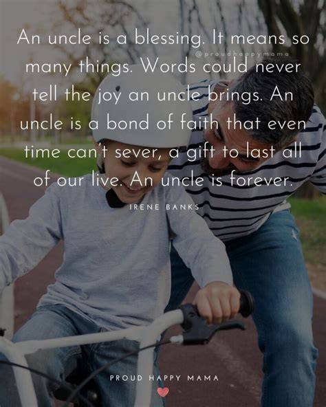 bond between an uncle and nephew quotes