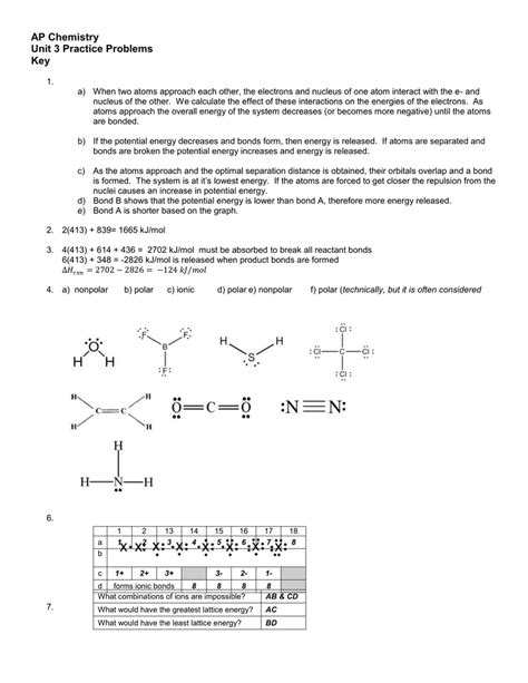 Bond Energy Chem Worksheet 16 2 Answers Pdf Bond Energy Worksheet Answers - Bond Energy Worksheet Answers