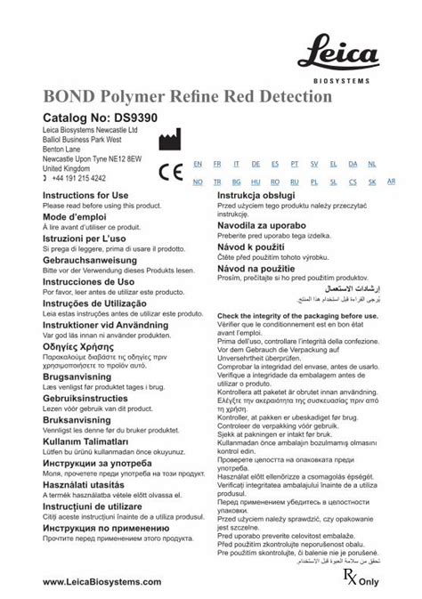 Full Download Bond Polymer Refine Red Detection Leica Biosystems 