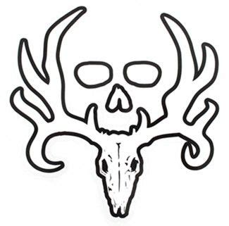 Bone Collector Pumpkin Stencil