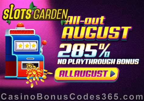 bonus code slots garden iued