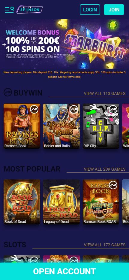 bonus code spinson casino vuby belgium