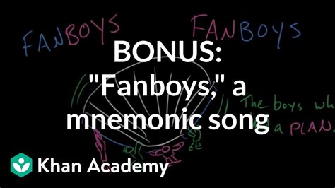 Bonus Quot Fanboys Quot A Mnemonic Song Video Fanboys Writing - Fanboys Writing