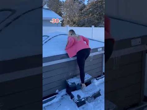 Boobs in snow challenge