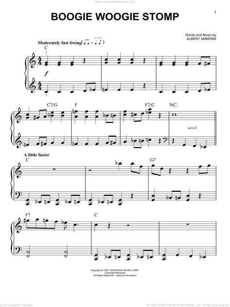 Read Online Boogie Woogie Sheet Music Free Pdf Format 