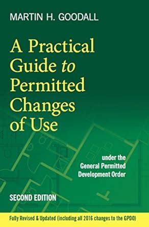 book a practical guide to permitted changes of use 2nd