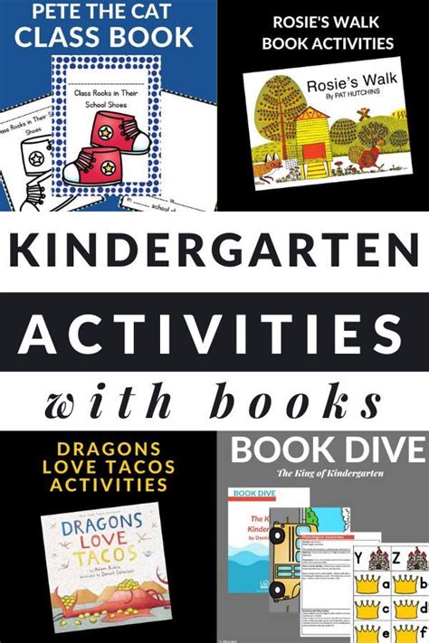 Book Activities For Kindergarten Growing Book By Book Activity Books For Kindergarten - Activity Books For Kindergarten