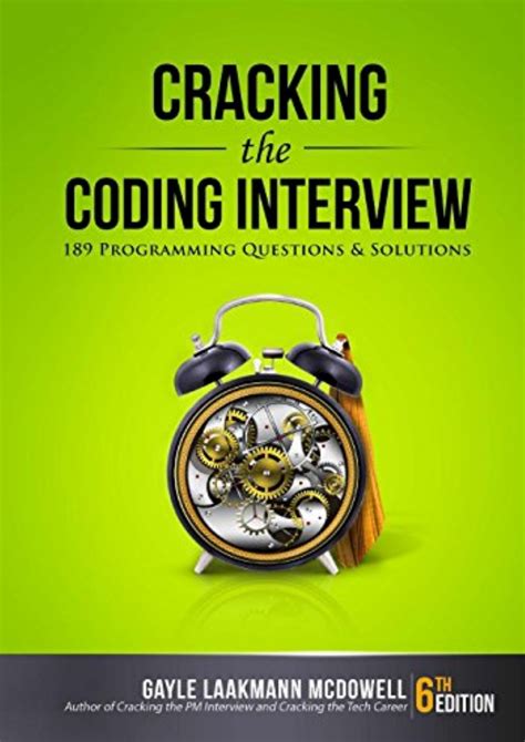 Book Cracking The Coding Interview 6th Edition 189