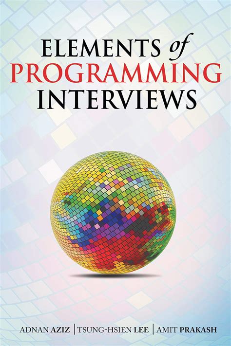 Book Elements Of Programming Interviews In Java The