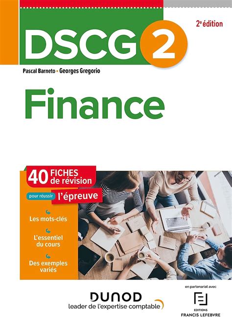Book Finance Dscg 2 2e Eacuted En 32 Fiches Express Dscg