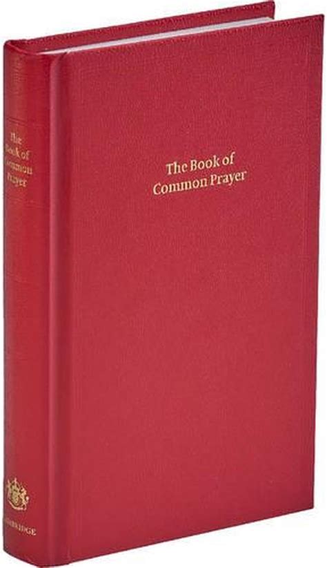 Book Of Common Prayer Standard Edition Red Cp220 R