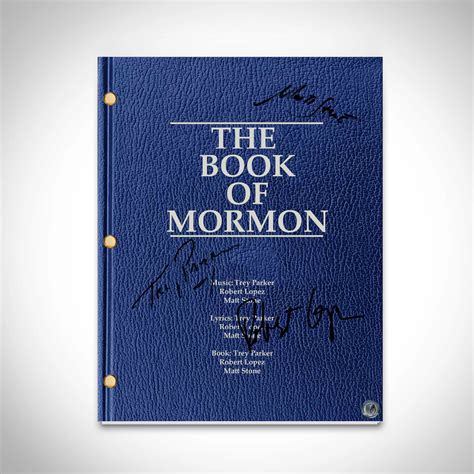 Book Of Mormon Script