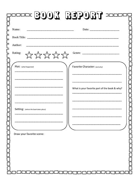 Book Report For First Grade Teaching Resources Tpt Book Report First Grade - Book Report First Grade