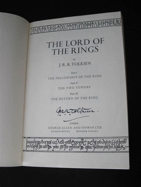 book signed by jrr tolkien biography