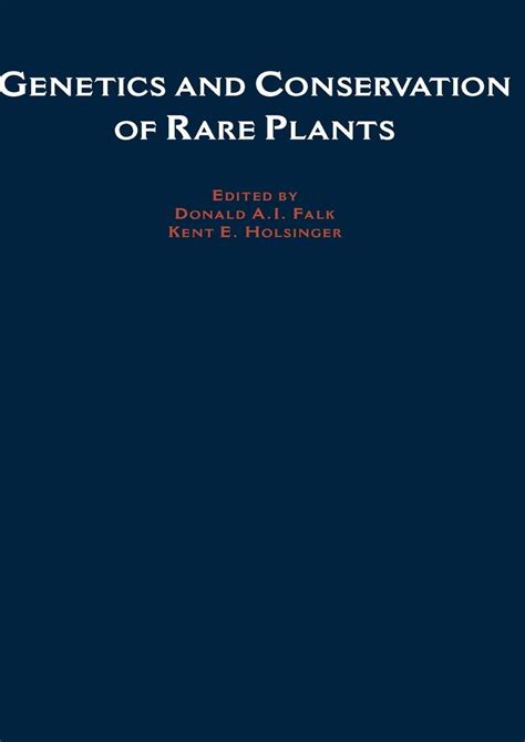 Download Book Genetics And Conservation Of Rare Plants Pdf Epub 