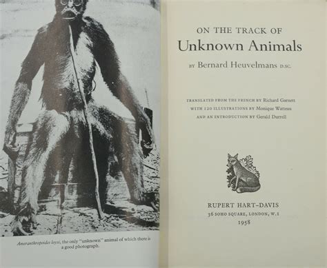 Read Online Book On The Track Of Unknown Animals By Bernard Heuvelmans 