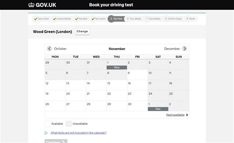 Booking Driving Test