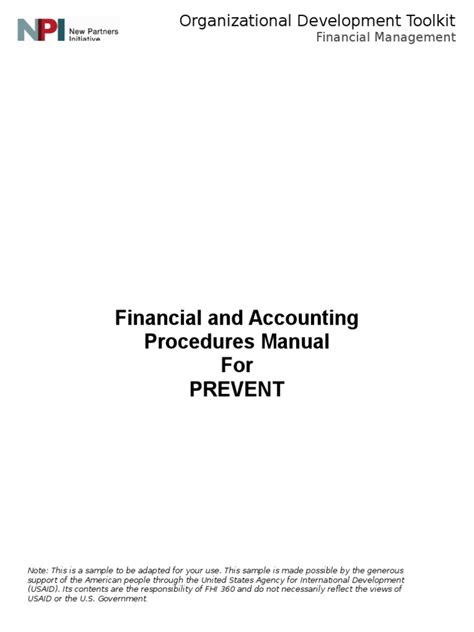 Download Bookkeeping Procedures Manual 