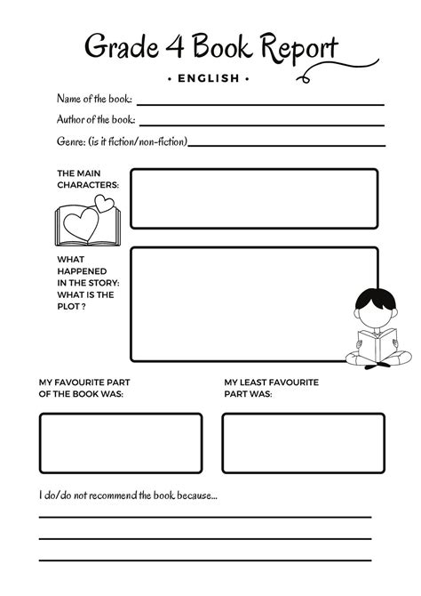 Books For Book Reports 4th Grade Deathbyparty Com 4th Grade Book Report Format - 4th Grade Book Report Format