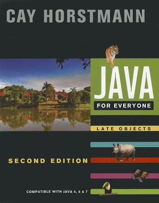 Books Java For Everyone Late Objects 2nd Edition Pdf