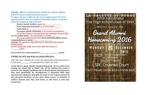 Books Sample Message For Alumni Souvenir Program Pdf