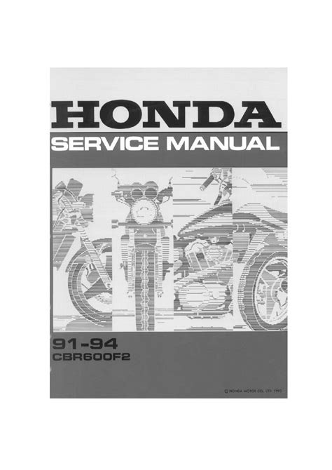 Read Books Honda Cbr 600 F2 Service Manual Pdf Soloncks 