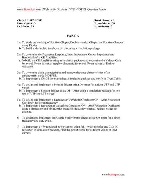 Bookspar Vtu Notes Question Papers News
