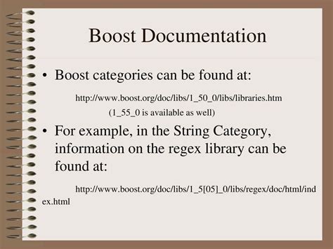 boost library documentation