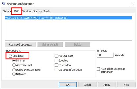 Boot Windows 10 In Safe Mode
