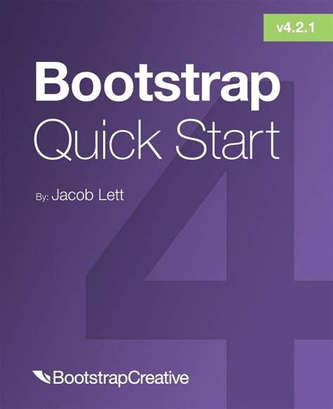 Bootstrap 4 Quick Start A Beginner S Guide To Bui