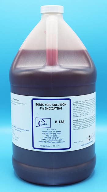 Boric Acid Solution For Pink Eye