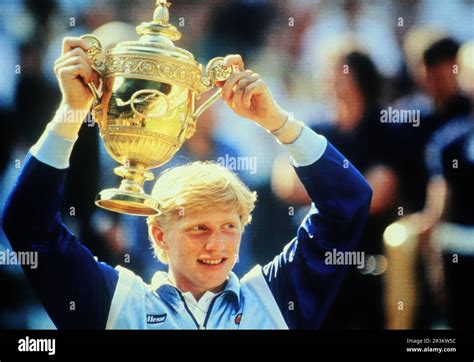 boris becker triumph in wimbledon