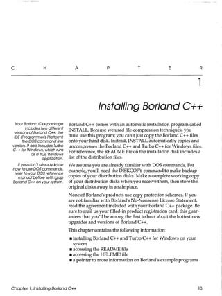 Borland C Plusplus Techniques And Utilities W Dis