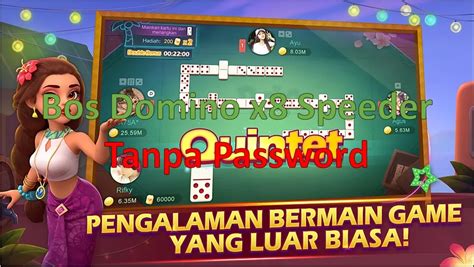 BOS DOMINO X8 SPEEDER TANPA PASSWORD - Royal Domino - Unduh APK