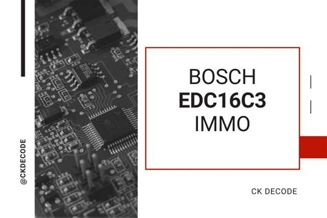 bosch edc16c3 guide
