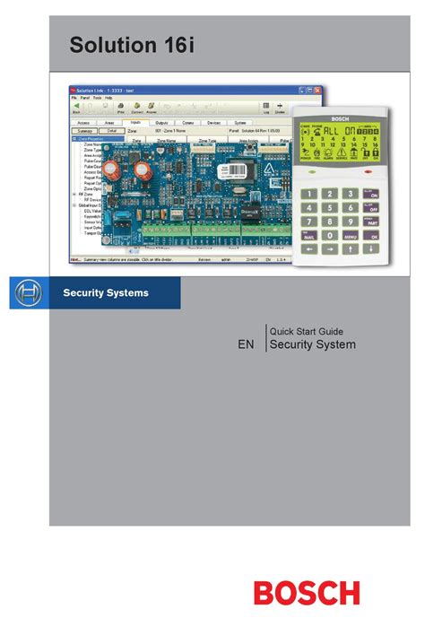 Bosch Solution 16i Installer Manual