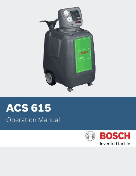 Download Bosch Acs 615 Service Manual 