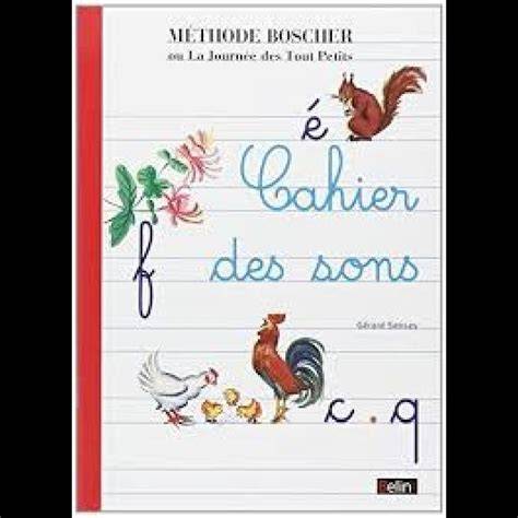 boscher cahier des sons