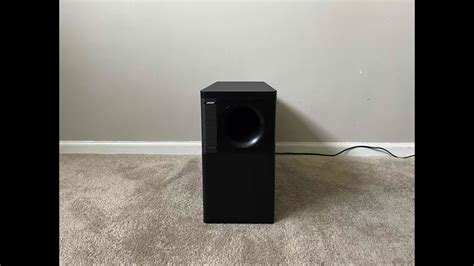 Bose Acoustimass 9 Quick Setup Guide