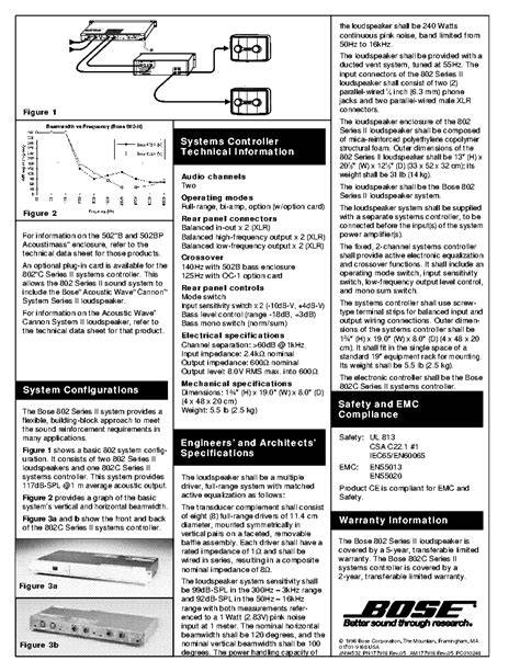 bose symphony ii manual