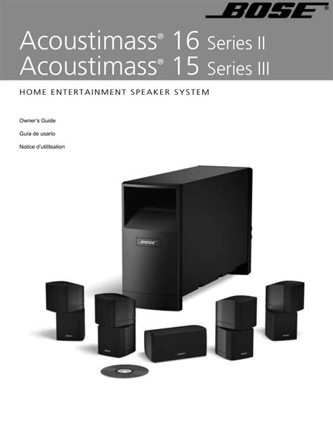 Read Online Bose Acoustimass 15 Manual Guide 