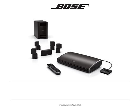 Read Online Bose V25 Installation Guide 