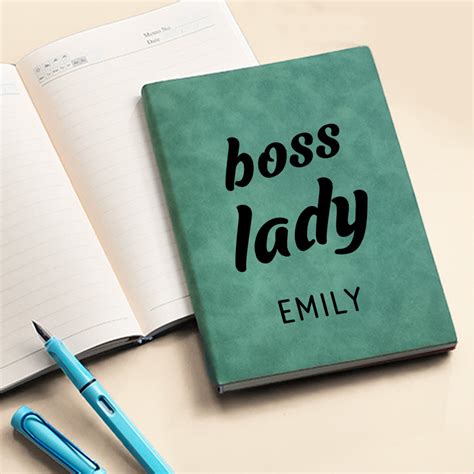 Boss Lady Lined Notebook Journal Diary For Women