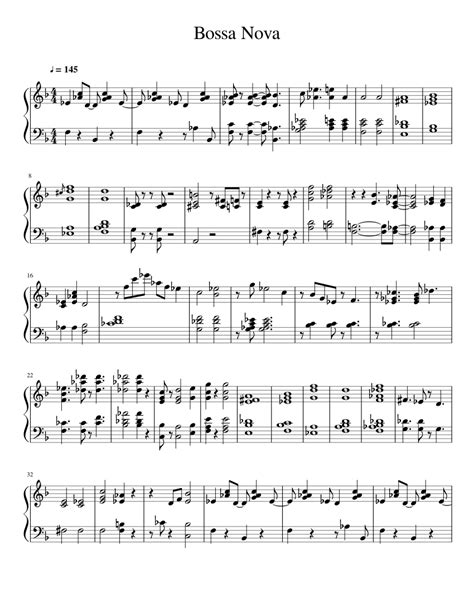 bossa nova piano comping