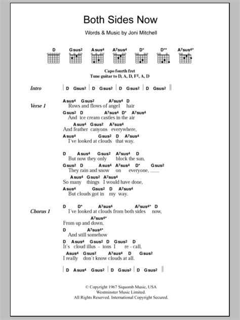 Both Sides Now Chords