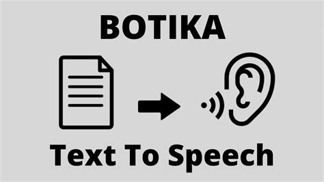 botika text to speech wa
