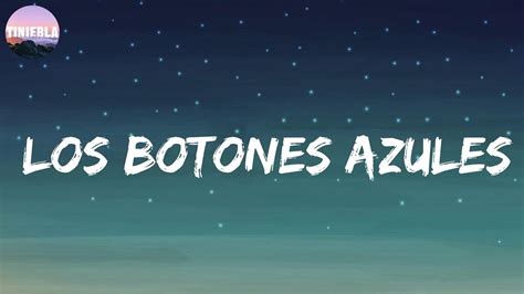 Botones Azules Letra
