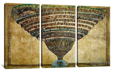 Botticelli Map Of Hell High Resolution